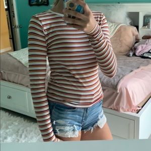 Long sleeve striped tee